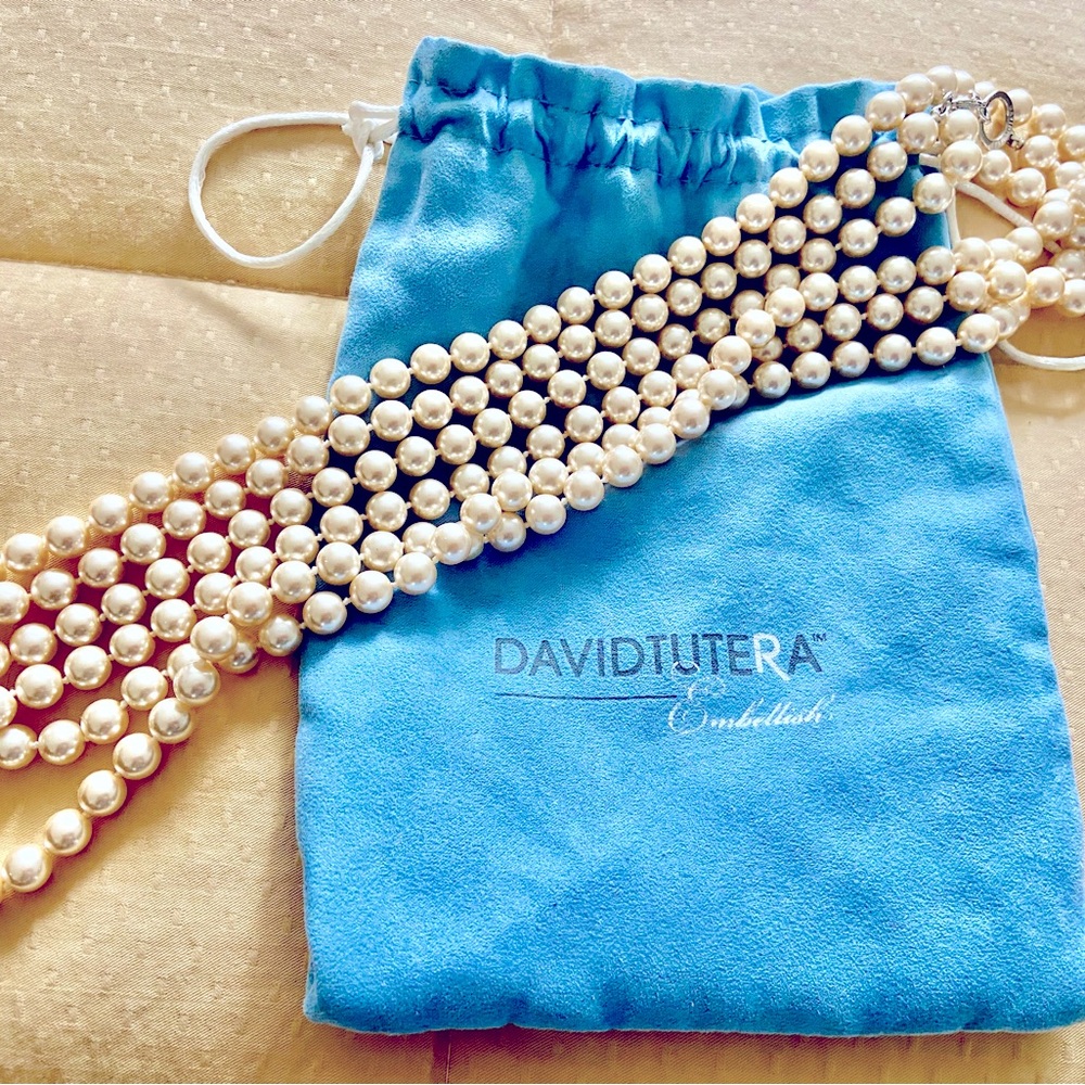 David Tutera Wedding PEARLS -  strands of Long Pearls for layering! Perfect! 4ft